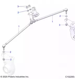 STEERING, TIE RODS - A21SHE57FM/S57FM/CM/CU (C102293-1)