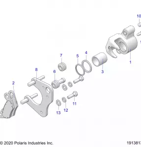 BRAKES, FRONT CALIPER - A21SEZ57AM/AN/BM/BN (1913813)