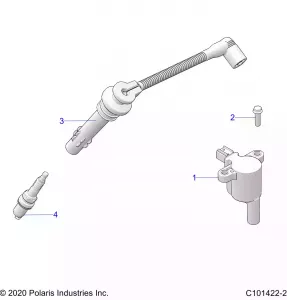 ELECTRICAL, IGNITION COIL, WIRE AND SPARK PLUG - A21SEZ57AM/AN/BM/BN (C101422-28)