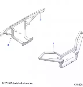 BODY, DELUXE BUMPERS - A21SXV85A9/AF/AP/CAF (C102082)