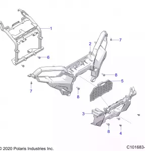 BODY, FRONT BUMPER and MOUNTING - A21SXV85A9/AF/AP/CAF (C101683-1)