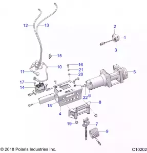 BODY, WINCH - A21SXV85A9/AF/AP/CAF (C102020)