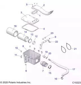 ENGINE, Впуск SYSTEM - A21SDE57A4/B4 (C102233)