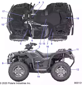 BODY, Наклейки - A21SXE95AG/CAG (900131-01)