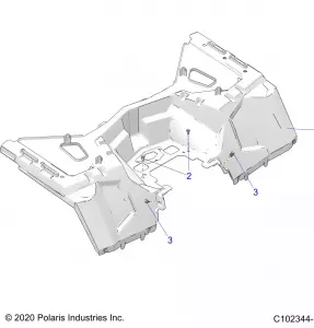 BODY, REAR CAB - A21SXV95AG/CAG (C102344-1)