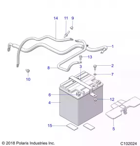 ELECTRICAL, BATTERY - A21SXV95AG/CAG (C102024)