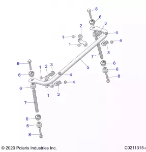 SUSPENSION, STABILIZER BAR - A21SXV95AG/CAG (C0211315-4)