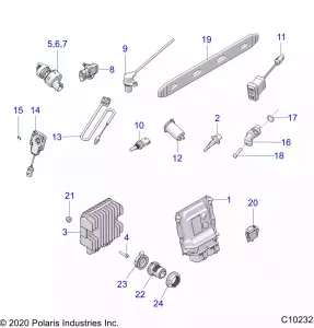 ELECTRICAL, SWITCHES, SENSORS, ECU and CONTROL MODULES - A21SXD95A9/CA9 (C102323)