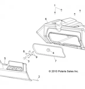 BODY, GLOVEBOX - R11VM76FX (49RGRGLOVEBOX11RZRS)