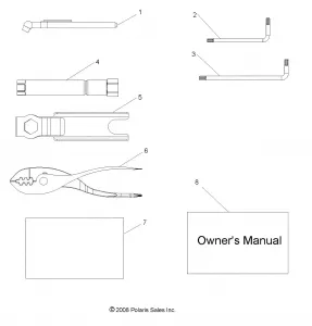 REFERENCES, TOOL KIT and OWNERS MANUAL - R11VM76FX (49RGRTOOL09RZRI)