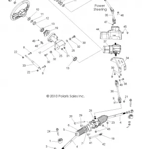 STEERING, STEERING ASM. - R11VM76FX (49RGRSTEERING11RZRSI)