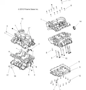 ENGINE, Картер - R11JH87AA/AD (49RGRКартер11RZR875)