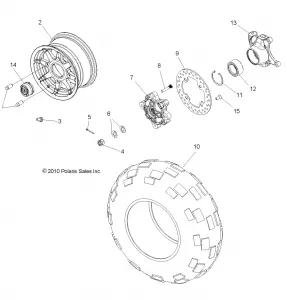 WHEELS, FRONT - R11JH87AA/AD (49RGRWHEELFRT11RZR875)