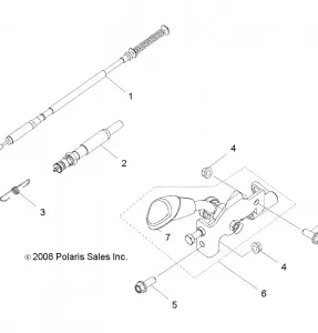 BRAKES, PARK LOCK - R12VA17AA/AC (49RGRBRAKEPARK09RZR170)