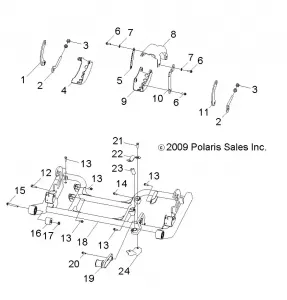 CHASSIS, SWING ARM - R12VA17AA/AC (49RGRSWINGARM10RZR170)