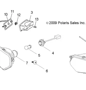 ELECTRICAL, HEADLIGHTS and TAILLIGHTS - R12VA17AA/AC (49RGRTAILLAMPS10RZR170)