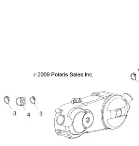 ENGINE, AIR DUCTS - R12VA17AA/AC (49RGRAIRINTAKE10RZR170)