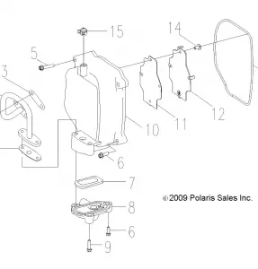 ENGINE, Головка блока цилиндров COVER - R12VA17AA/AC (49RGRCYLINDERHDCVR09RZR170)