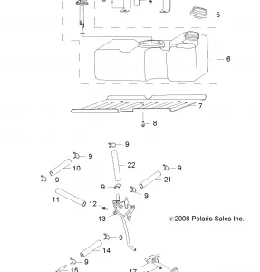 ENGINE, Топливная система SYSTEM - R12VA17AA/AC (49RGRТопливная система09RZR170)