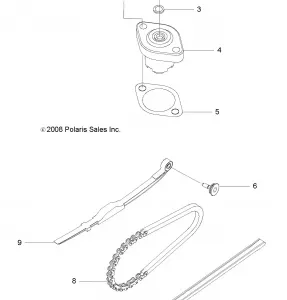 ENGINE, TENSIONER, CAM CHAIN - R12VA17AA/AC (49RGRTENSIONER09RZR170)