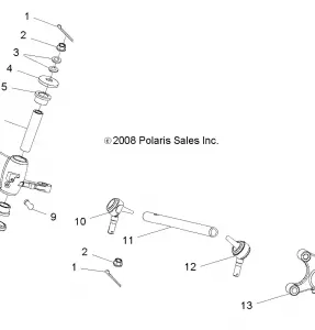 STEERING, TIE RODS - R12VA17AA/AC (49RGRTIEROD09RZR170)