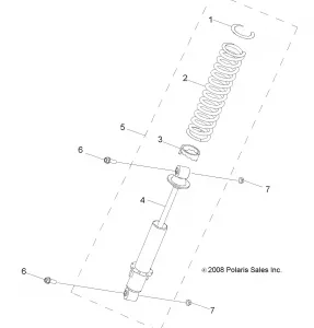 SUSPENSION, SHOCK, FRONT - R12VA17AA/AC (49RGRSHOCKFRT09RZR170)