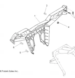 BODY, REAR BUMPER - R12XE76AD/7EAB/EAO (49RGRBUMPERRR09RZR)