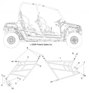 BODY, SIDE NETS - R12XE76AD/7EAB/EAO (49RGRNETS10RZRS4)