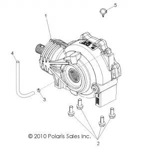 DRIVE TRAIN, FRONT GEARCASE - R12XE76AD/7EAB/EAO (49RGRGEARCASEMTG11RZR)