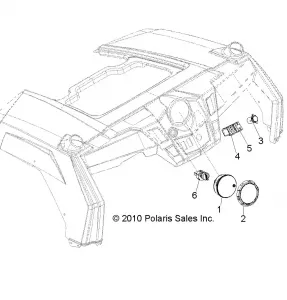 ELECTRICAL, DASH INSTRUMENTS and CONTROLS - R12XE76AD/7EAB/EAO (49ATVDASH11RZRS)