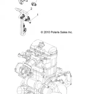 ENGINE, Топливная система INJECTOR - R12XE76AD/7EAB/EAO (49RGRТопливная системаINJECT11RZRS)