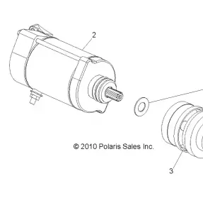 ENGINE, STARTING MOTOR - R12XE76AD/7EAB/EAO (49RGRSTARTINGMTR11800)