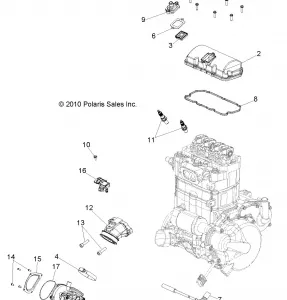 ENGINE, THROTTLE Кузовные детали and Клапанная крышка - R12XE76AD/7EAB/EAO (49RGRTHROTTLEКузовные детали11RZRS)