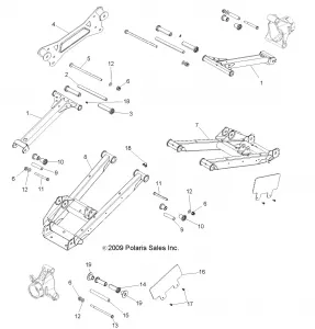 SUSPENSION, REAR CONTROL ARMS - R12XE76AD/7EAB/EAO (49RGRSUSPRR10RZRS4)