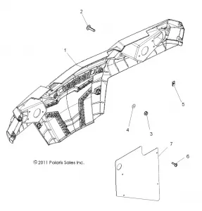 BODY, REAR BUMPER - R12VH57FX (49RGRBUMPERRR12RZR570)