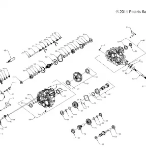 DRIVE TRAIN, MAIN GEARCASE - R12VH57AD (49RGRTRANS1332953)