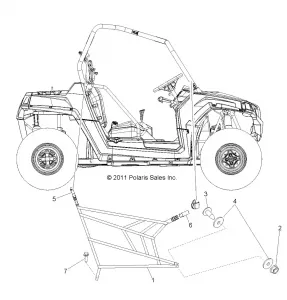 BODY, SIDE NETS - R12VH76AB/AD/AF/AH/AI/AJ/AM/EAB/EAS (49RGRNETS12RZR)