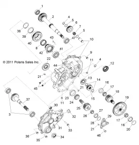 DRIVE TRAIN, MAIN GEARCASE INTERNALS 1 - R12VH76AB/AD/AF/AH/AI/AJ/AM/EAB/EAS (49RGRTRANSINTL12RZR)