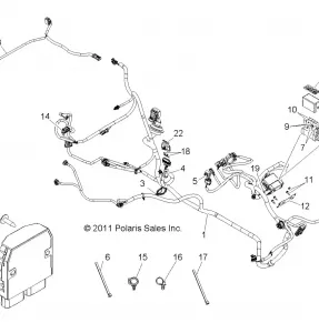 ELECTRICAL, WIRE HARNESS, EPS - R12VH76AB/AD/AF/AH/AI/AJ/AM/EAB/EAS (49RGRHARNESS12RZREPS)