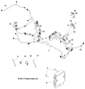 ELECTRICAL, WIRE HARNESS - R12VH76AB/AD/AF/AH/AI/AJ/AM/EAB/EAS (49RGRHARNESS12RZR)