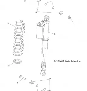 SUSPENSION, FRONT SHOCK MOUNTING - R12VH76AI (49RGRSHOCKFRT7043646)