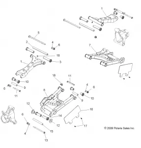 SUSPENSION, REAR CONTROL ARMS - R12VH76AB/AD/AF/AH/AI/AJ/AM/EAB/EAS (49RGRSUSPRR10RZR800)