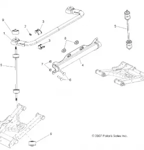 SUSPENSION, STABILIZER BAR, REAR - R12VH76AB/AD/AF/AH/AI/AJ/AM/EAB/EAS (49RGRSTABILIZERRR08VISTA)