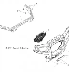 BODY, FRONT BUMPER - R12VE76AB/AD/AE/AJ/AO (49RGRBUMPER12RZRS)