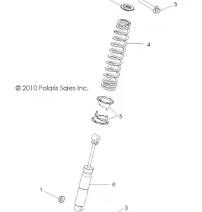 SUSPENSION, REAR SHOCK MOUNTING - R12VE76AD (49RGRSHOCKMTGRR11RZRS)