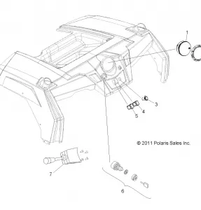 ELECTRICAL, DASH INSTRUMENTS and CONTROLS - R12VE76FX/FI (49ATVDASH12RZRSI)