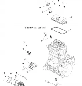 ENGINE, THROTTLE Кузовные детали and Клапанная крышка - R12VE76FX/FI (49RGRTHROTTLEКузовные детали12RZRSI)