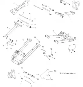 SUSPENSION, REAR CONTROL ARMS - R12VE76FX/FI (49RGRSUSPRR10RZR)