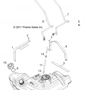 BODY, Топливная система TANK - R12JT87AB/AD/AS/AW/9EAW (49RGRТопливная система12RZRXP900)