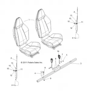 BODY, Сидение MOUNTING and BELTS - R12JT87AB/AD/AS/AW/9EAW (49RGRСидениеMTG12RZRXP)